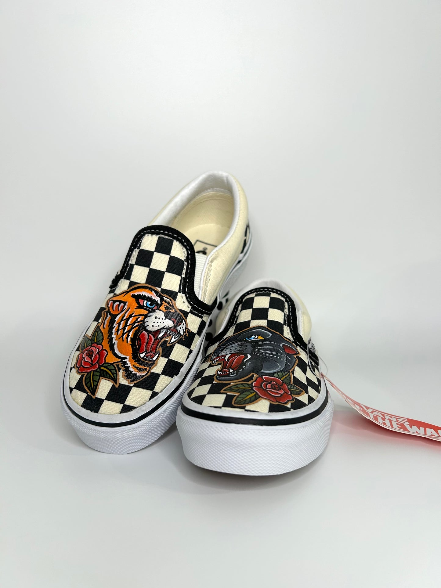 Baby Vans checkerboard traditional tattoo