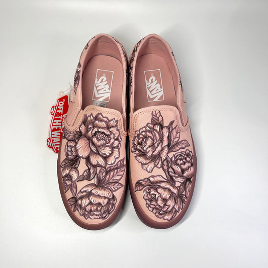 Vans slip on rosa Peonie